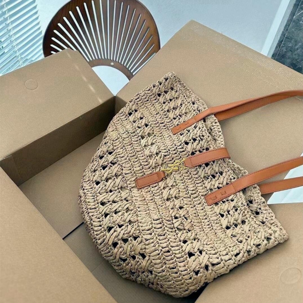 Yves Saint Laurent Tan and Brown Shoulder Bag - Picture 9 of 9